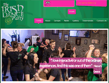 Tablet Screenshot of irishdanceparty.com